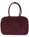 Tiffany & Fred Paris Structured Suede Shoulder Bag