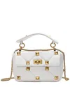 Tiffany & Fred Paris Studded & Quilted Leather Sho