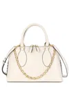 Tiffany & Fred Paris Studded Detail Structured Leather Satchel