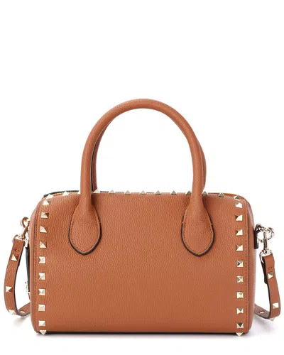 Tiffany & Fred Paris Studded Leather Bowling Bag