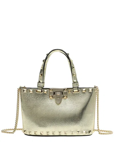 Tiffany & Fred Paris Studded Leather Crossbody In Green