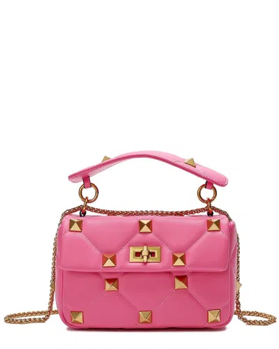 Tiffany & Fred Paris Studded Sheepskin Leather Shoulder Bag