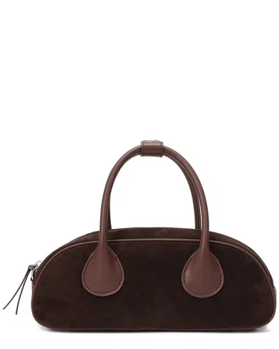 Tiffany & Fred Paris Suede & Leather Satchel