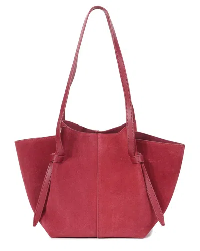 TIFFANY & FRED PARIS TIFFANY & FRED PARIS SUEDE & LEATHER TOTE