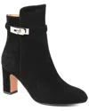 Tiffany & Fred Paris Suede Bootie In Black