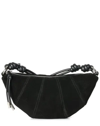 Tiffany & Fred Paris Suede Crossbody In Black