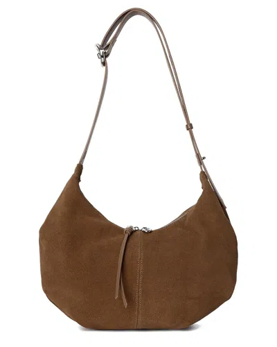Tiffany & Fred Paris Suede Shoulder Bag In Brown