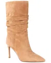 Tiffany & Fred Paris Suede Slouchy Boot In Brown