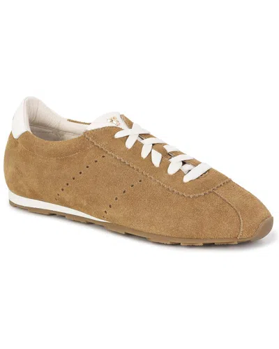Tiffany & Fred Paris Suede Sneaker In Brown