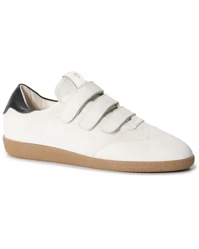 Tiffany & Fred Paris Suede Sneaker In White