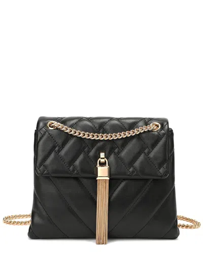 Tiffany & Fred Paris Tassel Quilted Leather Crossbody