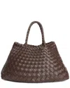 Tiffany & Fred Paris Tiffany & Fred Hand-woven Leather Tote In Brown