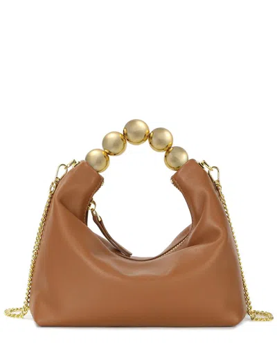 Tiffany & Fred Paris Tiffany & Fred Mini Leather Shoulder Bag In Brown