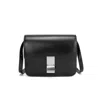 Tiffany & Fred Paris Smooth Leather Foldover Crossbody In Black
