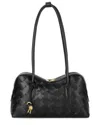 Tiffany & Fred Paris Tiffany & Fred Woven Leather Shoulder Bag In Black