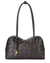 Tiffany & Fred Paris Tiffany & Fred Woven Leather Shoulder Bag In Brown
