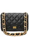 Tiffany & Fred Paris Top-grain Leather Foldover Shoulder Bag