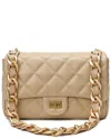 Tiffany & Fred Paris Top-grain Leather Foldover Shoulder Bag