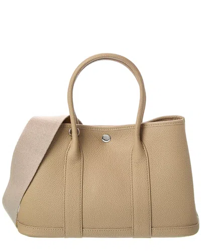 Tiffany & Fred Paris Top-grain Leather Satchel In Brown