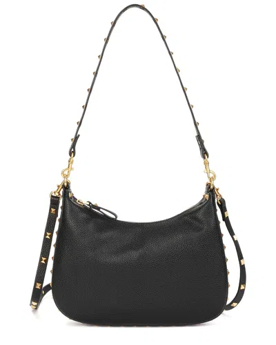 Tiffany & Fred Paris Top-grain Leather Studded Crossbody
