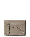 Tiffany & Fred Paris Top-grain Leather Wallet In Beige