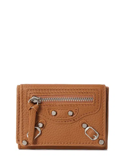 Tiffany & Fred Paris Top-grain Leather Wallet In Brown