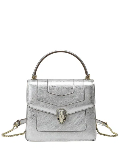 Tiffany & Fred Paris Top-grain Saffiano Leather Satchel
