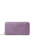 Tiffany & Fred Paris Top-grain Woven Leather Wallet