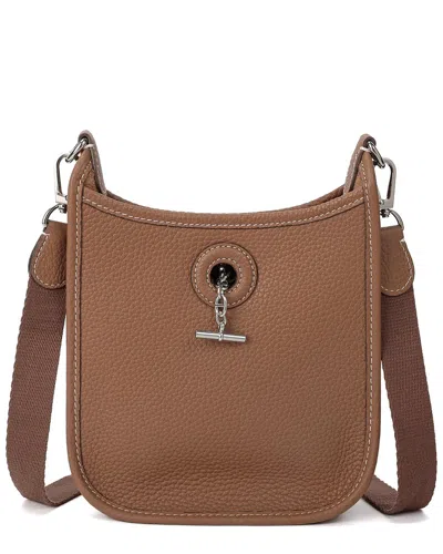 Tiffany & Fred Paris Top-grained Leather Crossbody