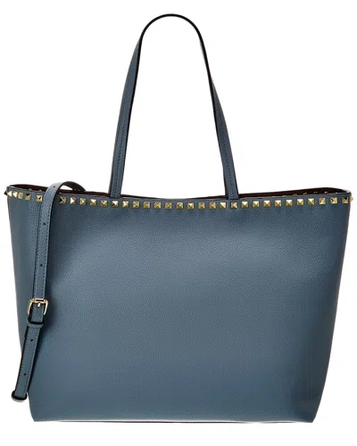 Tiffany & Fred Paris Top-grained Leather Tote In Grey