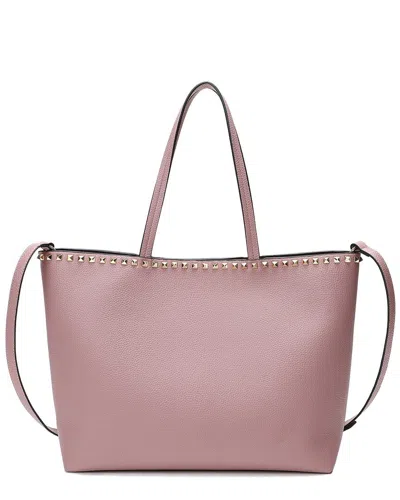 Tiffany & Fred Paris Top-grained Leather Tote In Pink