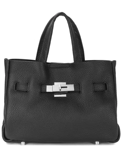 Tiffany & Fred Paris Top Handle Leather Bag