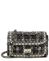 Tiffany & Fred Paris Tweed & Leather Crossbody