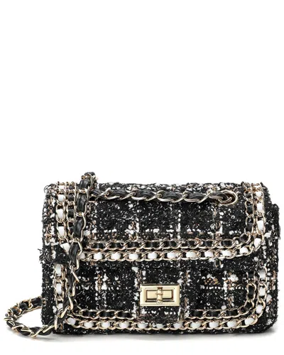 TIFFANY & FRED PARIS TIFFANY & FRED PARIS TWEED & LEATHER CROSSBODY