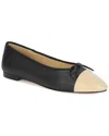 Tiffany & Fred Paris Two-tone Leather Ballet Flat