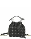 Tiffany & Fred Paris Valente Studded Sheepskin Leather Crossbody