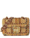 Tiffany & Fred Paris Wool & Leather Crossbody