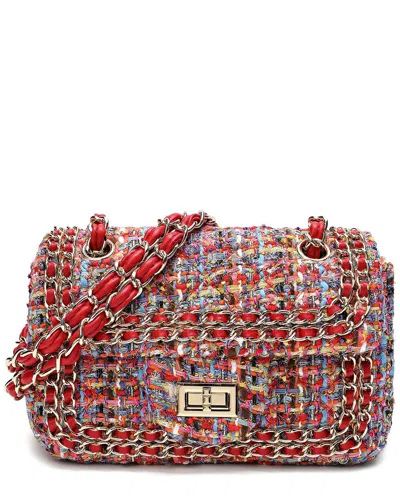 Tiffany & Fred Paris Wool & Leather Crossbody