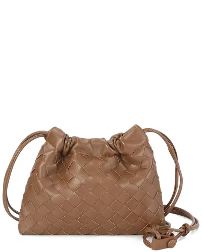 Tiffany & Fred Paris Woven Leather Crossbody
