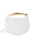 Tiffany & Fred Paris Woven Leather Crossbody
