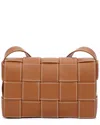 Tiffany & Fred Paris Woven Leather Crossbody