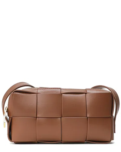 Tiffany & Fred Paris Woven Leather Crossbody