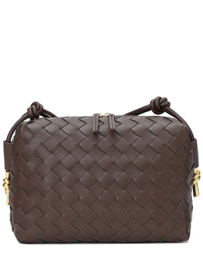TIFFANY & FRED PARIS TIFFANY & FRED PARIS WOVEN LEATHER CROSSBODY