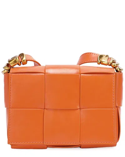 Tiffany & Fred Paris Woven Leather Crossbody