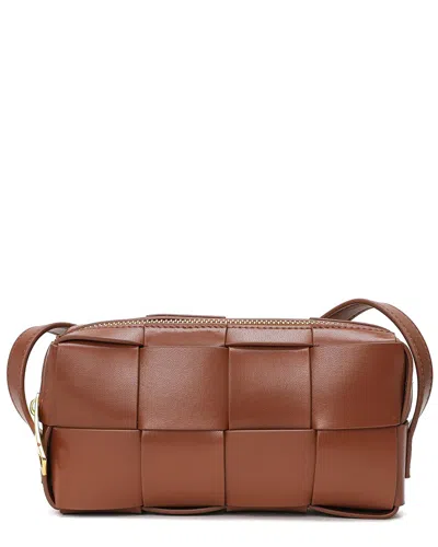 Tiffany & Fred Paris Woven Leather Crossbody