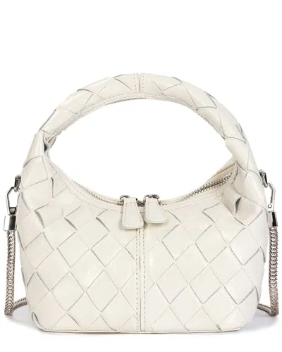 Tiffany & Fred Paris Woven Leather Crossbody Bag