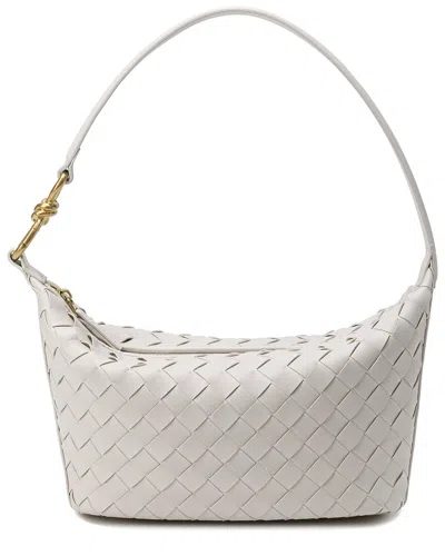 Tiffany & Fred Paris Woven Leather Hobo Shoulder Bag