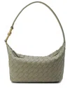 Tiffany & Fred Paris Woven Leather Hobo Shoulder Bag
