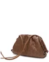 Tiffany & Fred Woven Leather Pouch In Brown