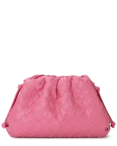 Tiffany & Fred Paris Woven Leather Pouch Shoulder Bag